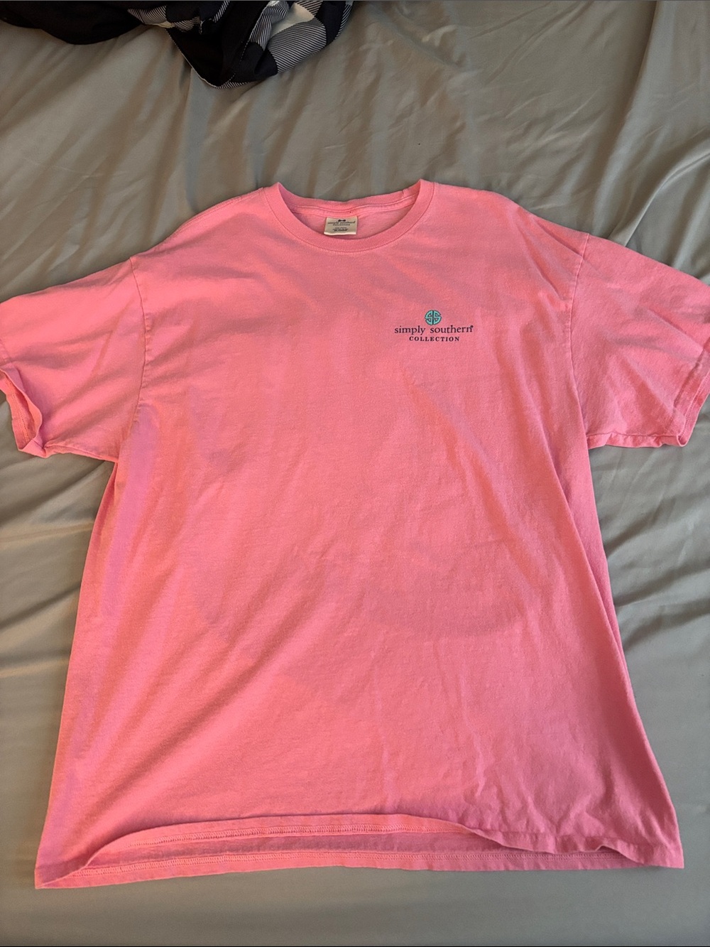 Simply Southern Women’s Bright Pink Short Sleeve Logo Tee